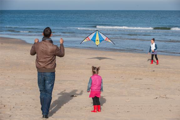 Vliegeren op het strand | Roompot Beach Resort