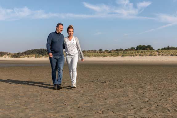 Wandelen op het strand | Roompot Beach Resort