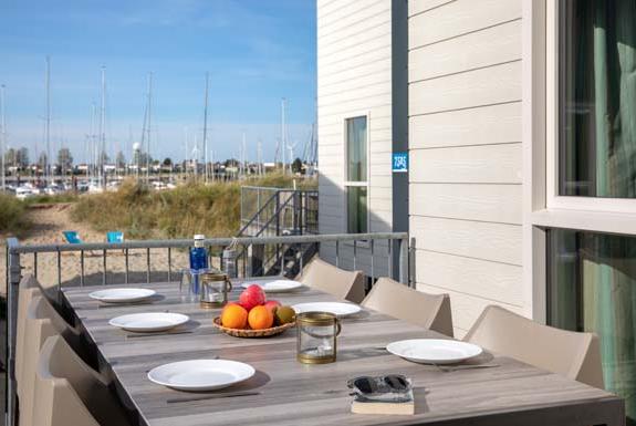 Balkon van een Beach House | Roompot Beach Resort