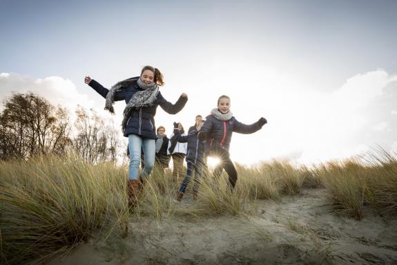 Winterwandeling op het strand | Roompot Beach Resort