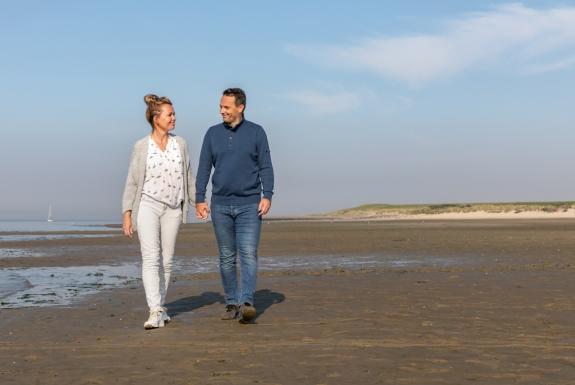 Wandelen op het strand | Roompot Beach Resort